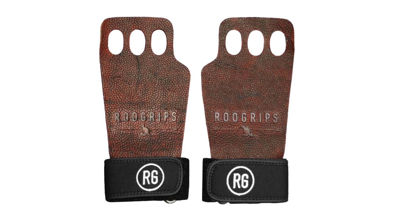 RooGrips 3 Hole Hand Grips Pebble Grain Rogue Fitness